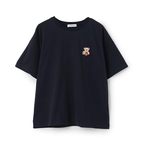 【GOODPRICE】【純棉100%】小熊刺繡T恤