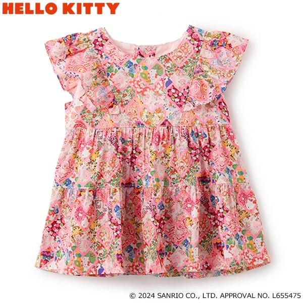 【《Hello Kitty》】拼布愛心長款上衣