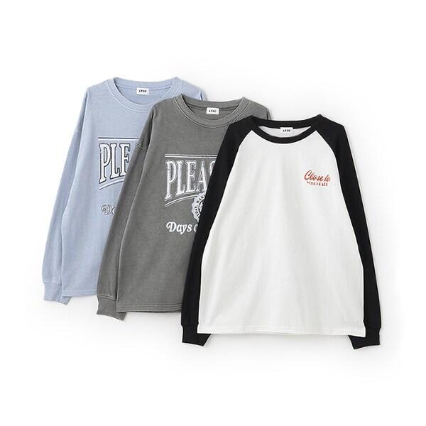 【LTXC】【100%純棉】復古風長袖T恤