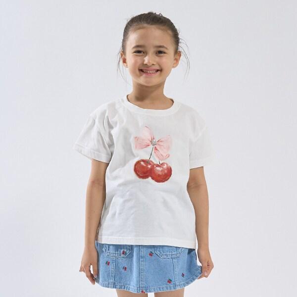 【軟棉】多款蝴蝶結圖案印花T恤