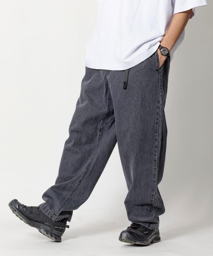 ウェービングベルト デニムパンツ