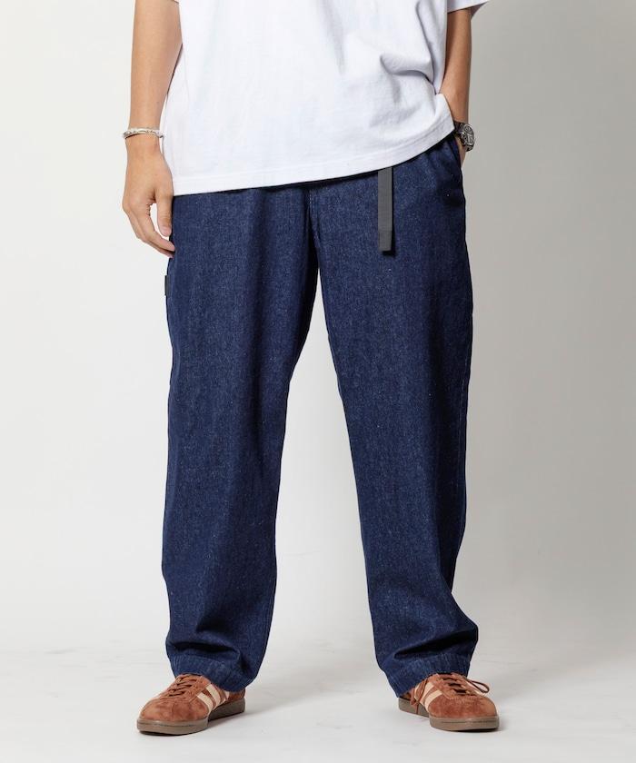 ウェービングベルト デニムパンツ