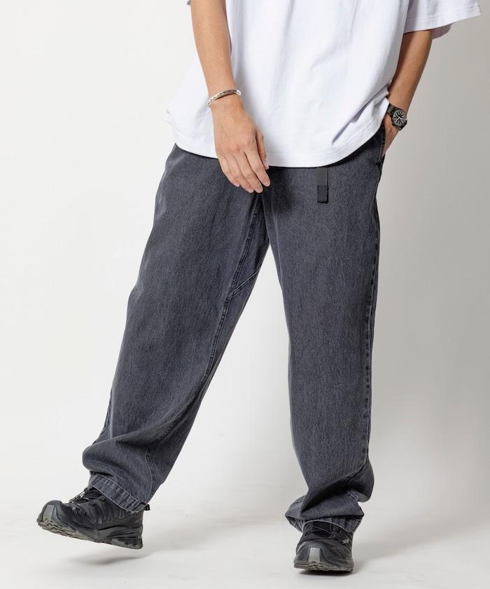 ウェービングベルト デニムパンツ