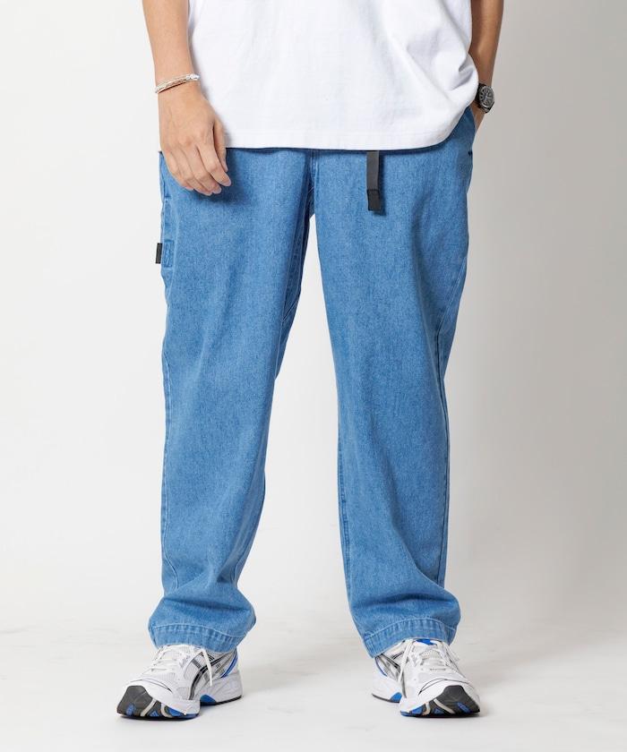 ウェービングベルト デニムパンツ