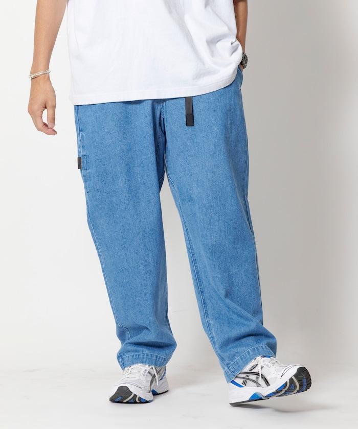 ウェービングベルト デニムパンツ