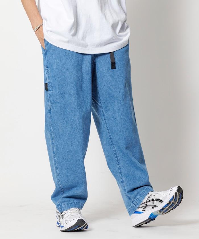 ウェービングベルト デニムパンツ