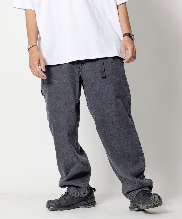 ウェービングベルト デニムパンツ