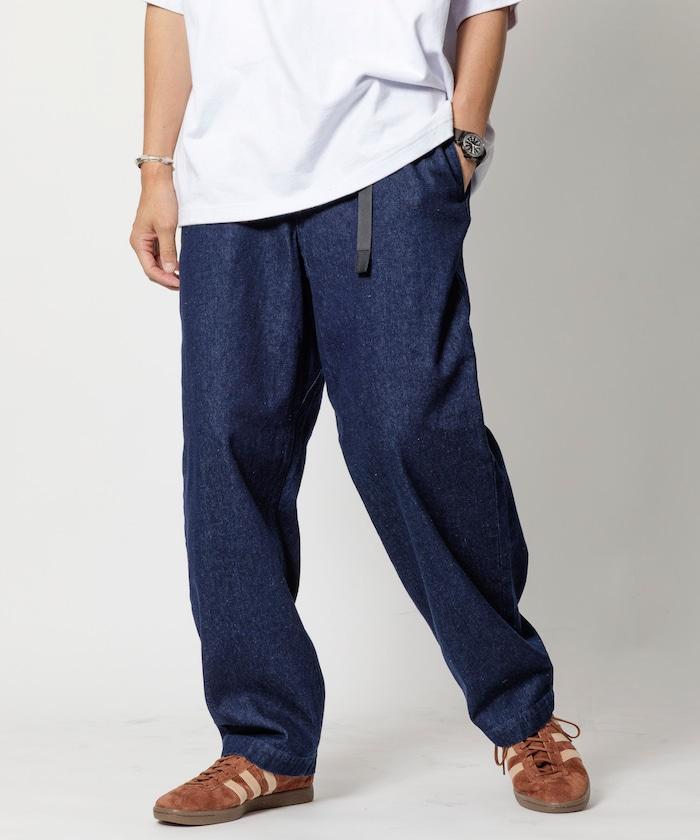 ウェービングベルト デニムパンツ