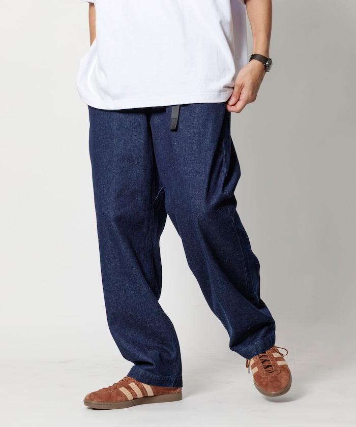 ウェービングベルト デニムパンツ