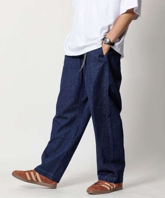ウェービングベルト デニムパンツ