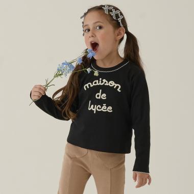 皮克米辛圖案網眼上衣