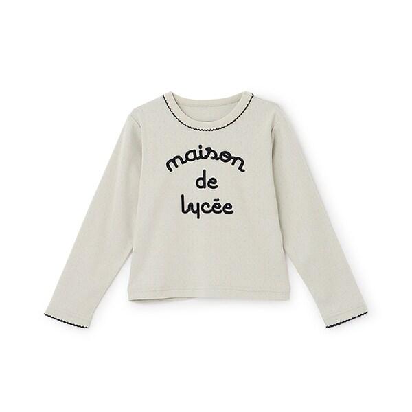 皮克米辛圖案網眼上衣