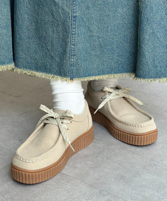 【U.S. POLO ASSN.】厚底船鞋