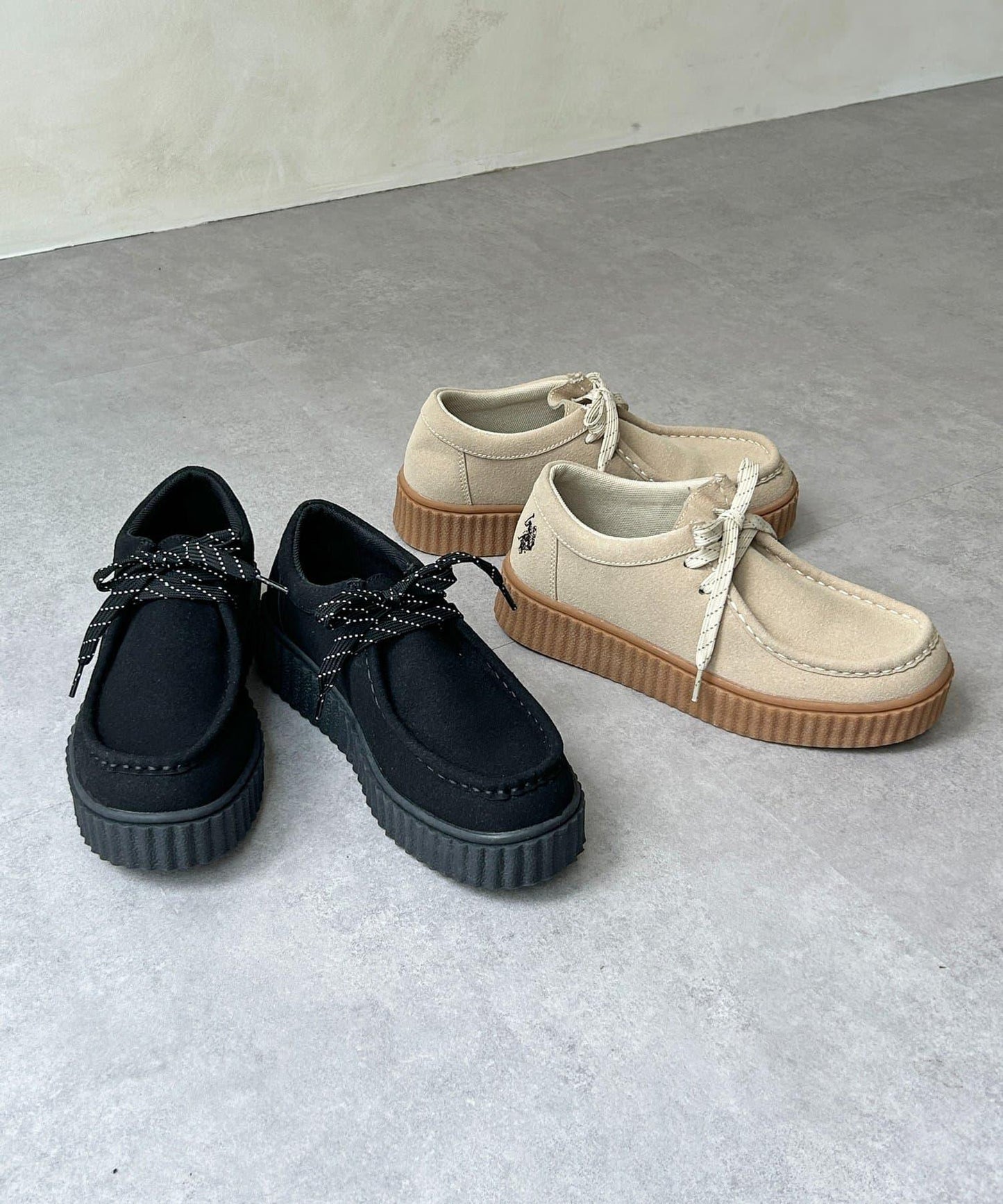 【U.S. POLO ASSN.】厚底船鞋