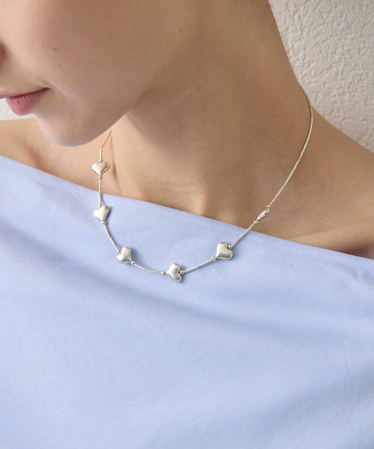 【Hoaw.】Heart鑽石 短項鍊