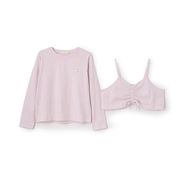 【軟棉】迷你吊帶&簡約T恤套裝
