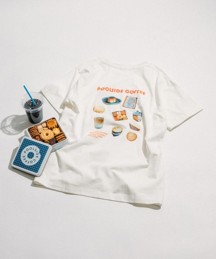 聯名 POOLSIDE COFFEE 食品 背面印花T恤