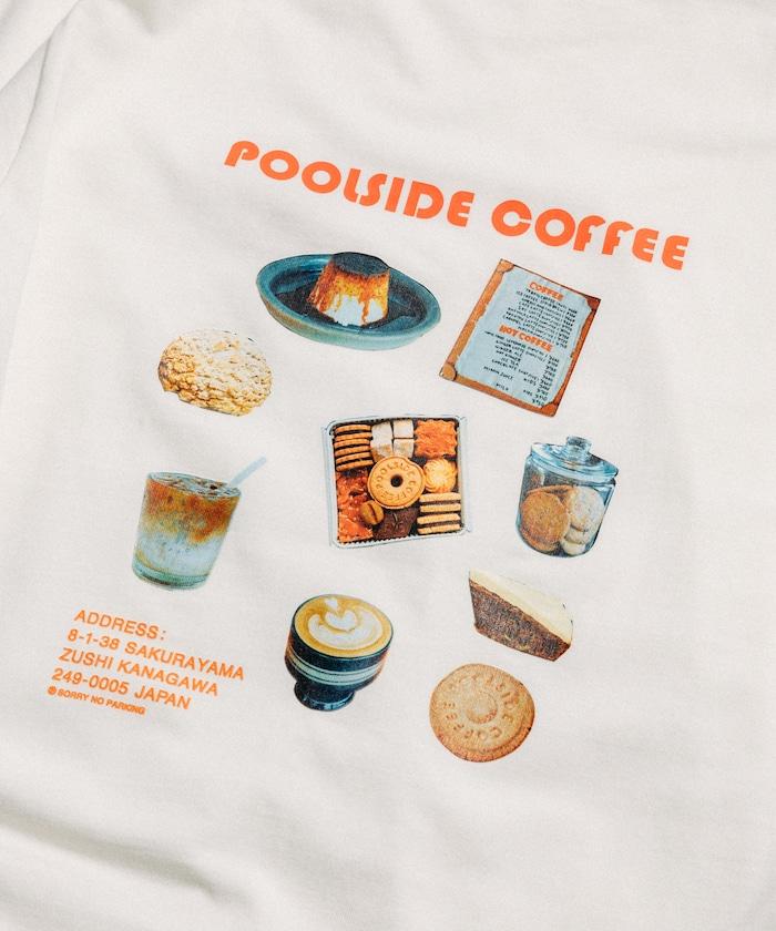 聯名 POOLSIDE COFFEE 食品 背面印花T恤