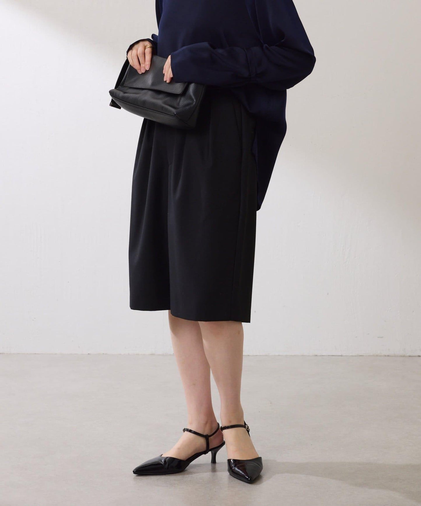 【大人のハーフパンツ】2タックハーフパンツ