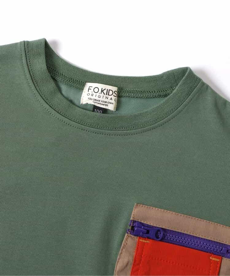 UTILITY POCKET 長袖T恤_UV防護_接觸冷感_吸水速幹