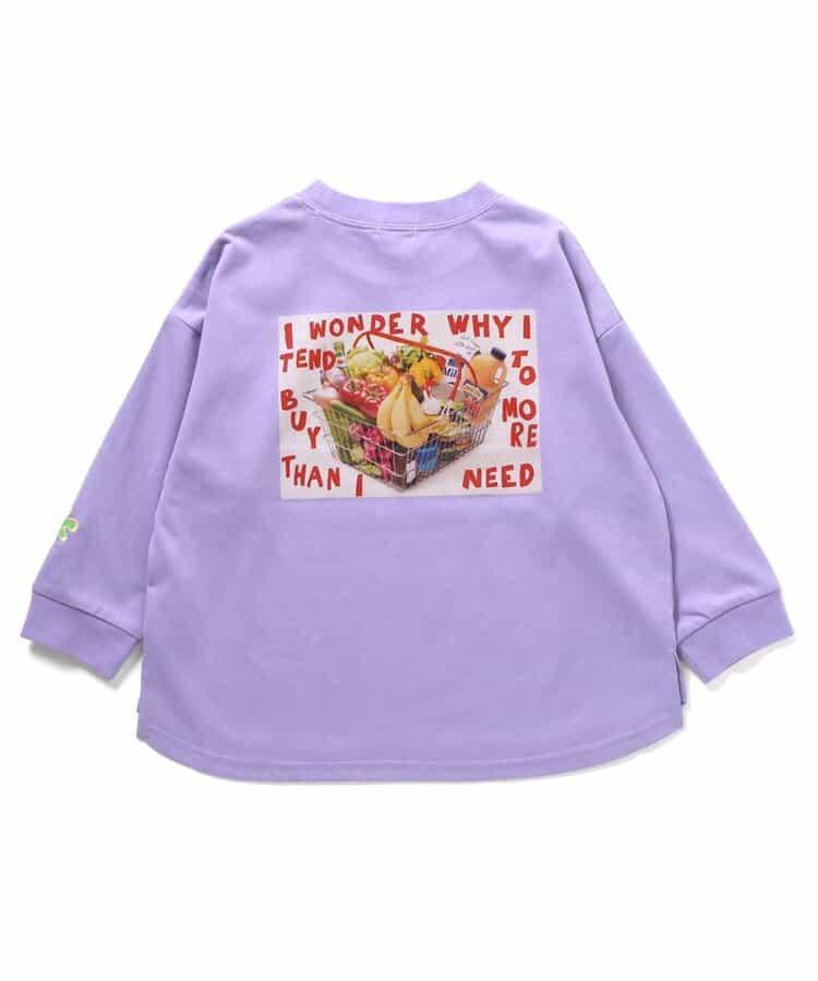 寬鬆剪裁後背印花長袖T恤_UV防曬_接觸冷感_吸溼速幹