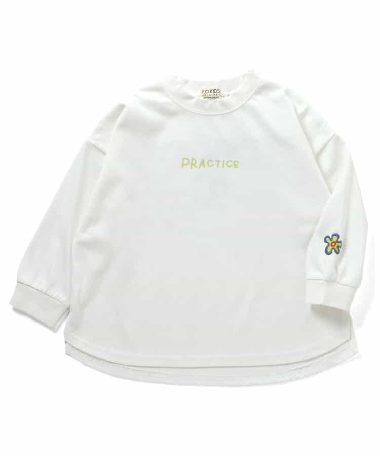 寬鬆剪裁後背印花長袖T恤_UV防曬_接觸冷感_吸溼速幹