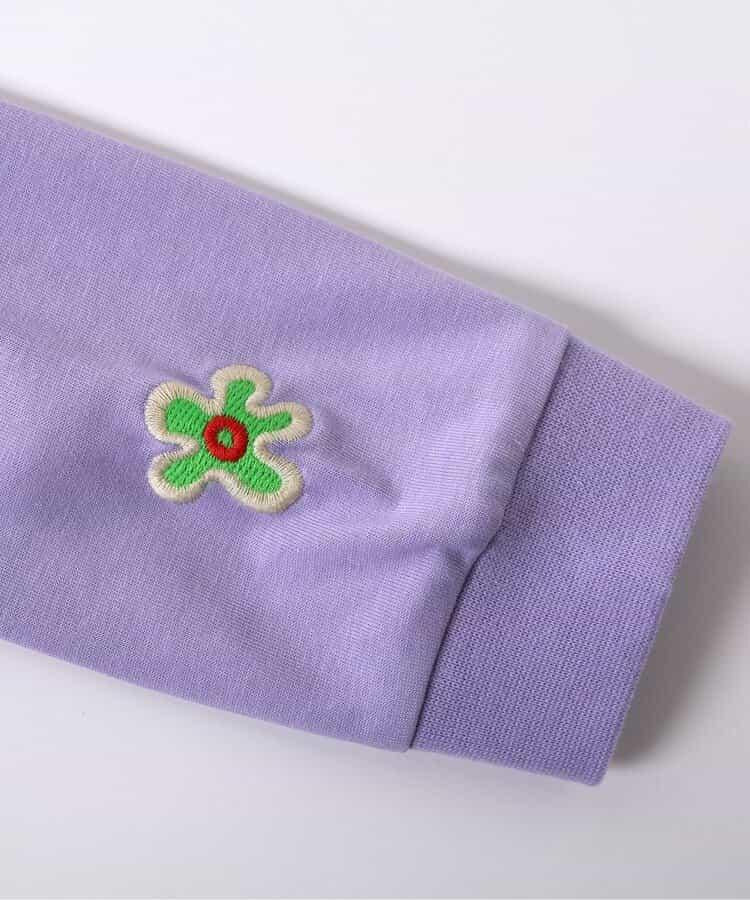 寬鬆剪裁後背印花長袖T恤_UV防曬_接觸冷感_吸溼速幹