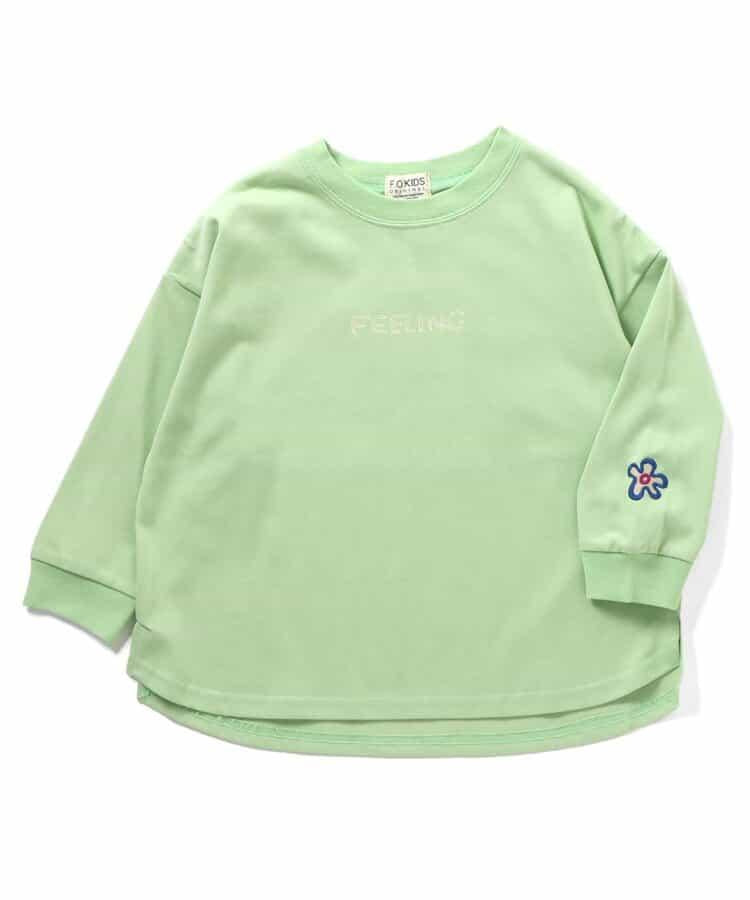 寬鬆剪裁後背印花長袖T恤_UV防曬_接觸冷感_吸溼速幹