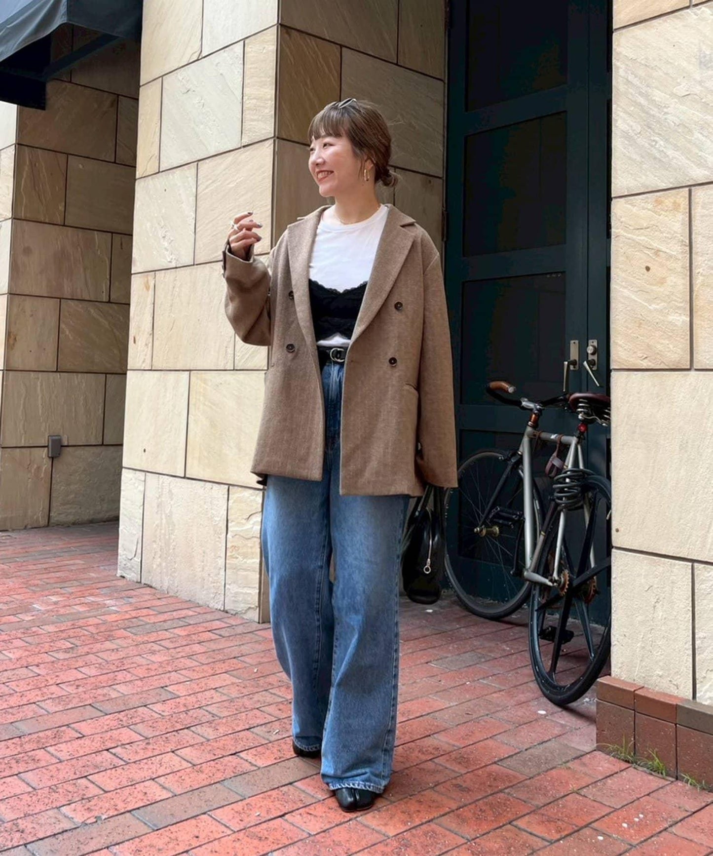 【寺先生企劃】粗花呢長款外套