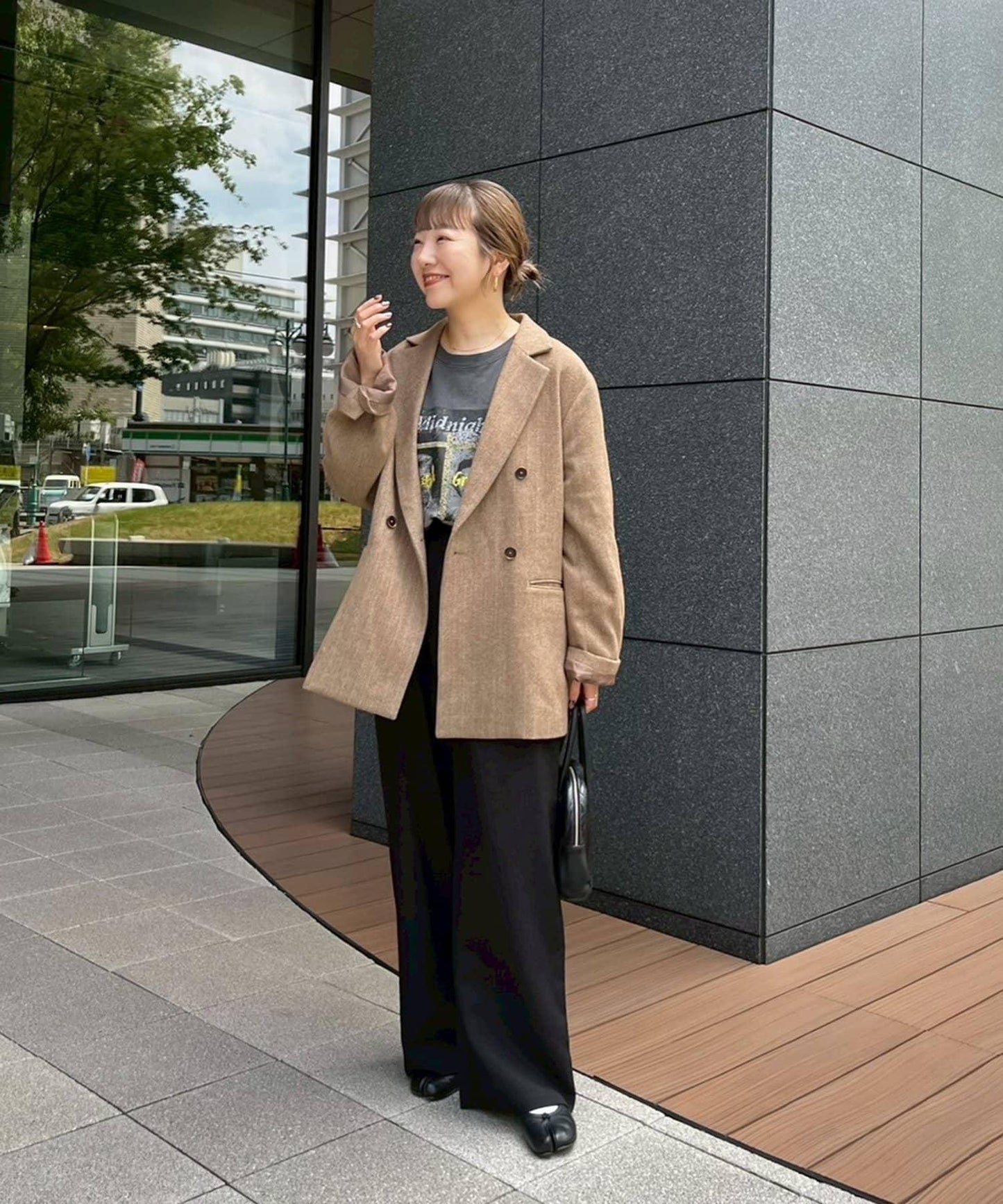 【寺先生企劃】粗花呢長款外套