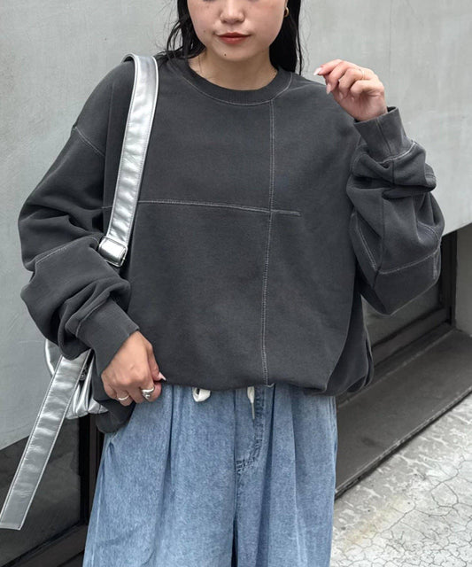 【小河正企劃】復古拼接衛衣