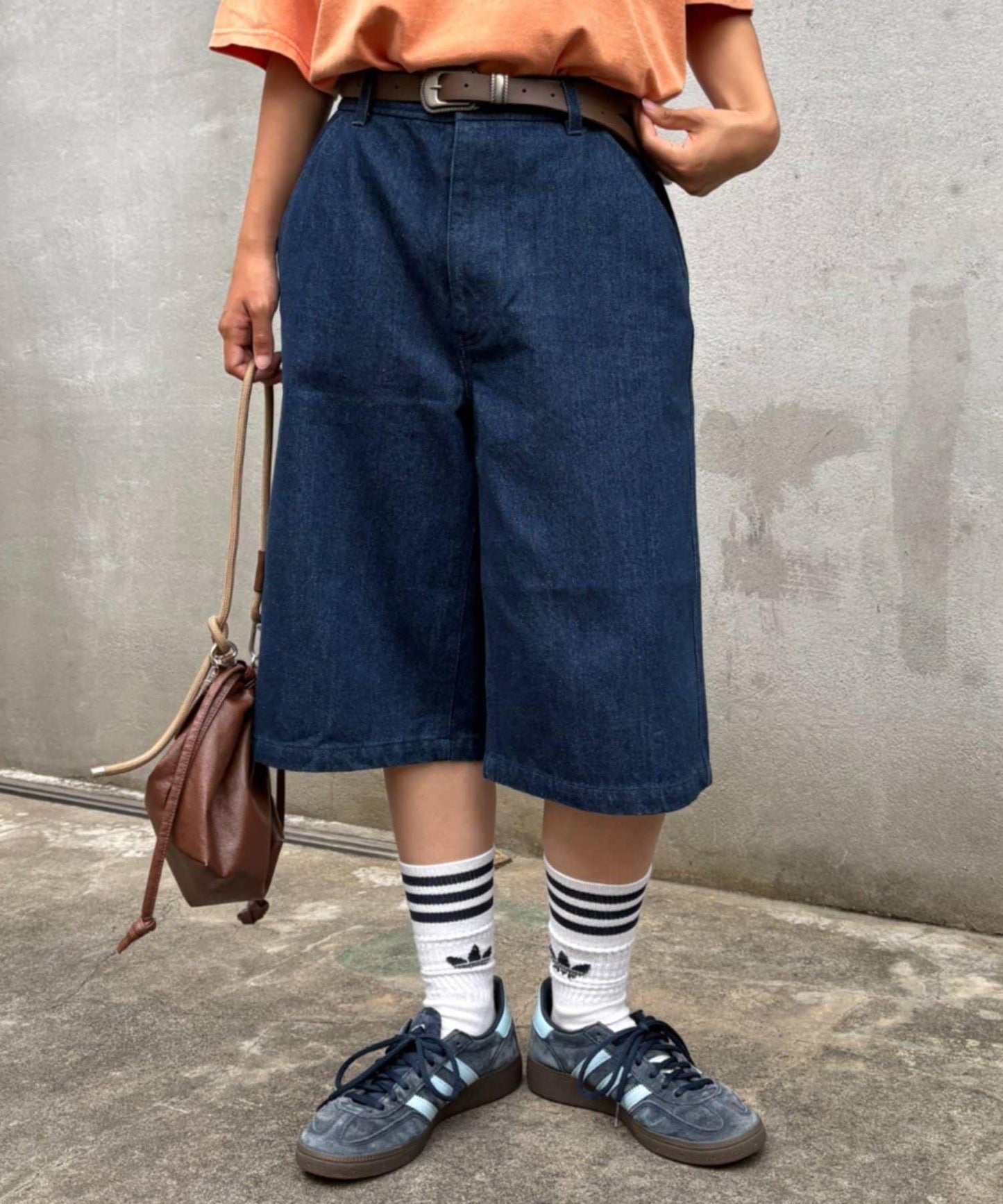 【男女通用】格紋口袋短褲