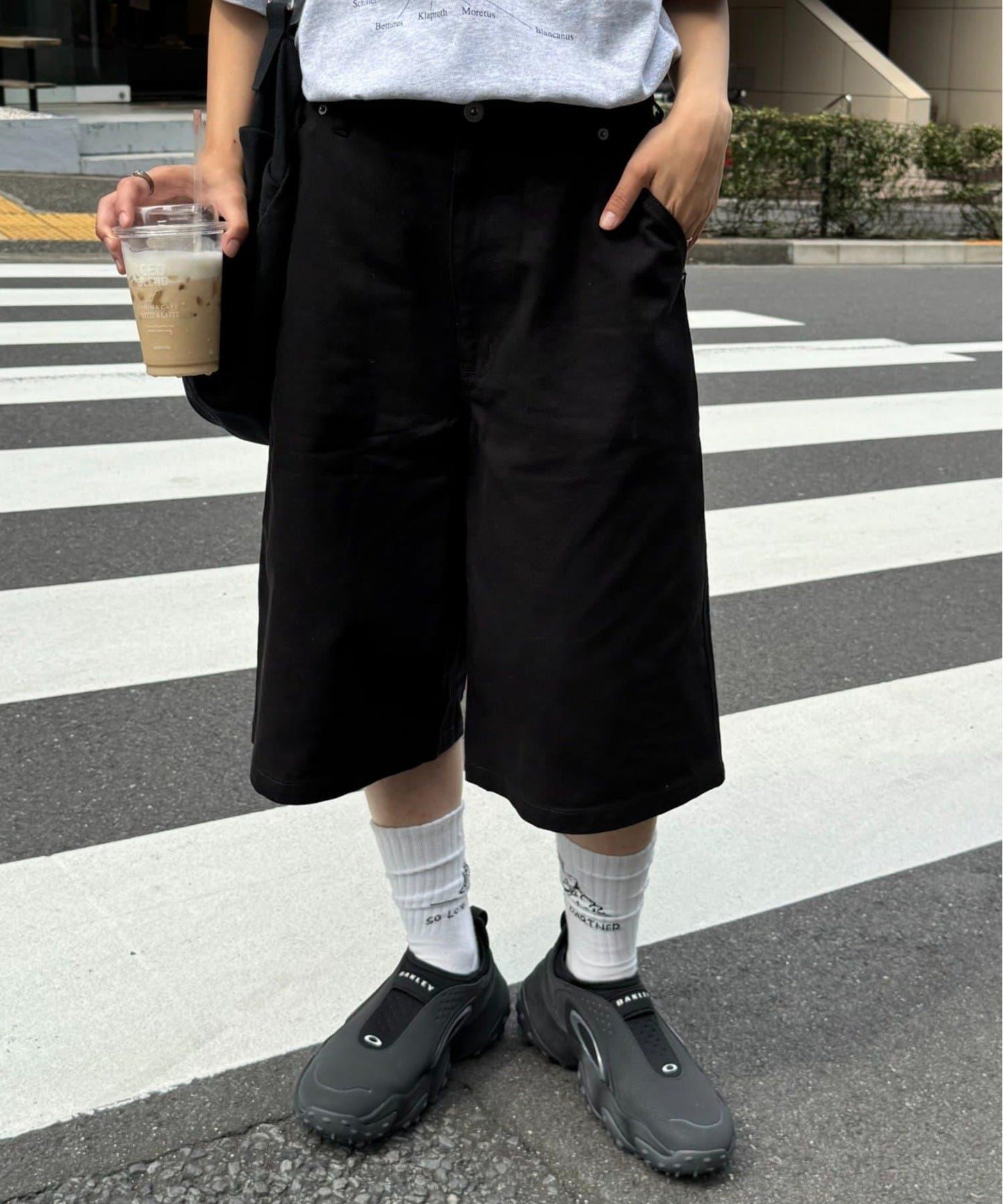 【男女通用】格紋口袋短褲