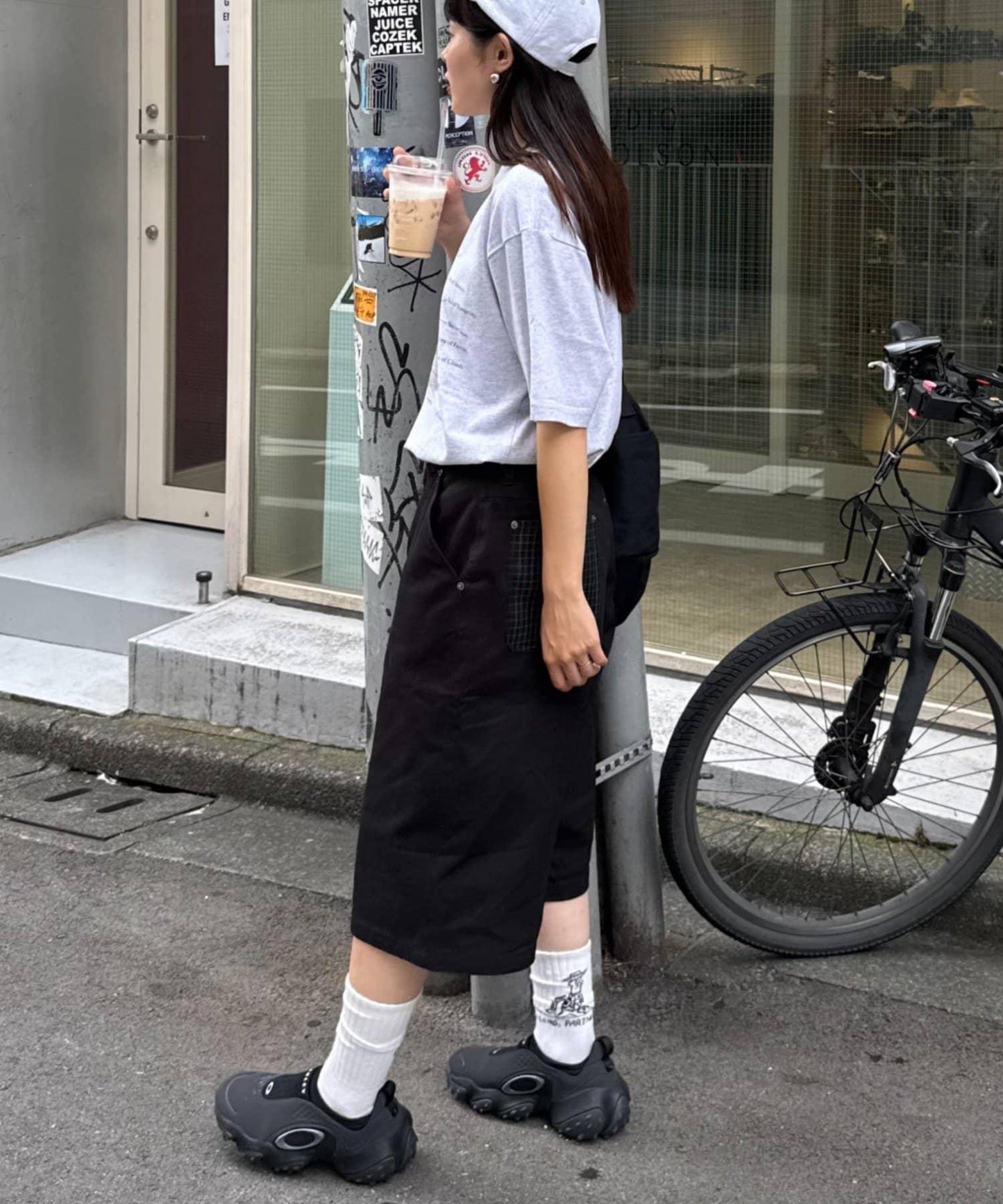 【男女通用】格紋口袋短褲