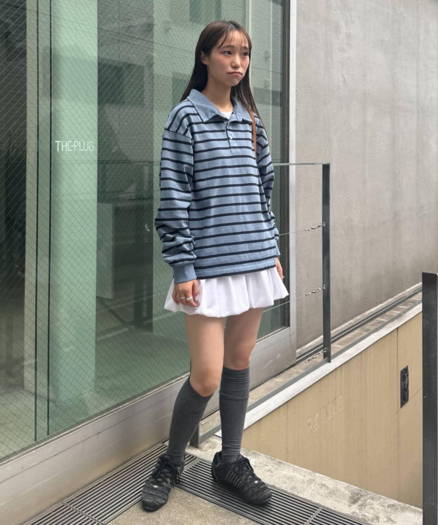 【TERIO韓國企劃】條紋領口上衣