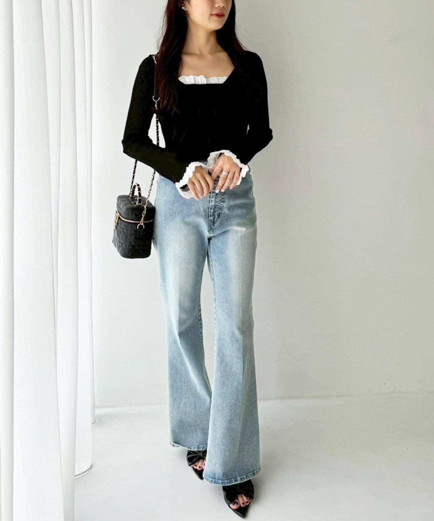 【限定】彈力牛仔褲