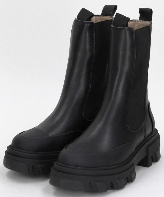 帶厚底中筒切底切爾西靴 / S2576 / 切爾西靴 / 厚底款(23厘米~25厘米尺碼)