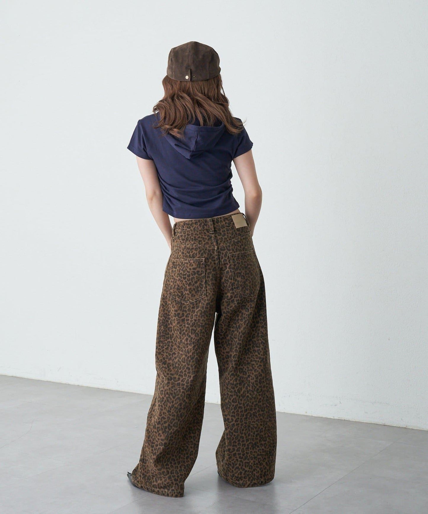 側邊拼接寬鬆褲