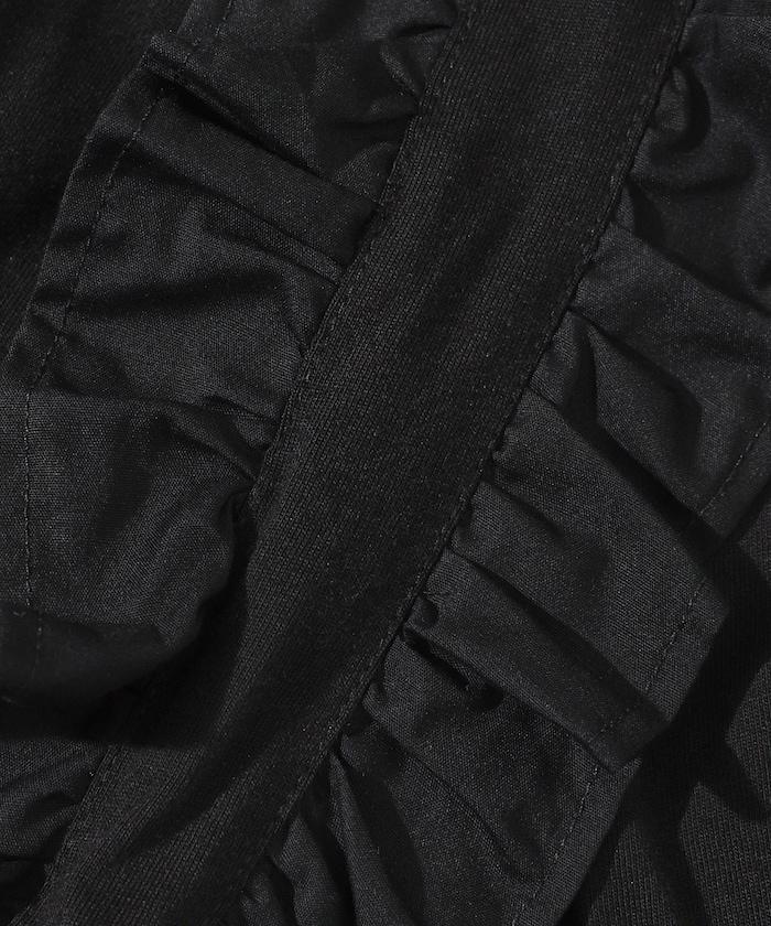 有機棉 袖飾邊 長袖T恤 / 長袖T恤