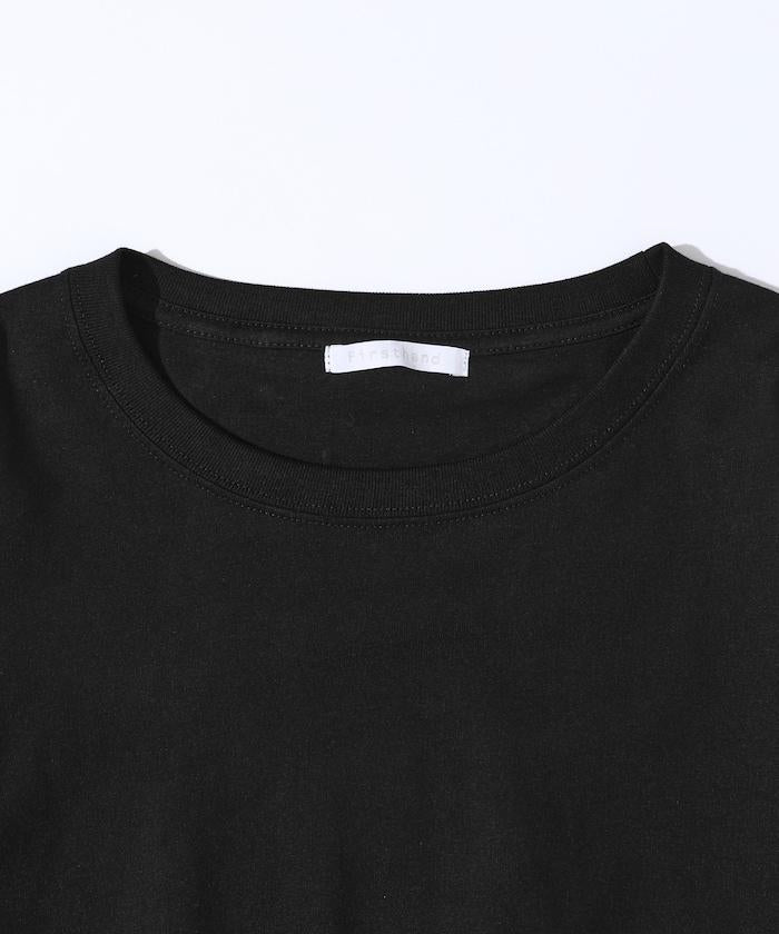 有機棉 袖飾邊 長袖T恤 / 長袖T恤