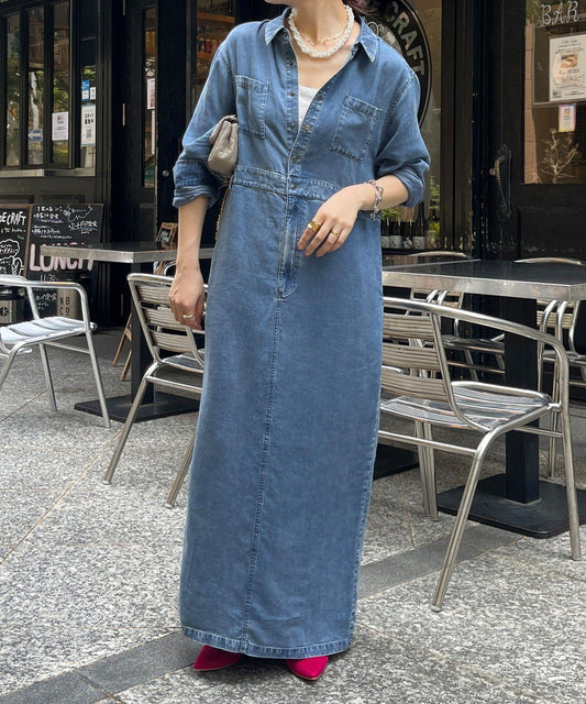 Lyocell牛仔連衣裙