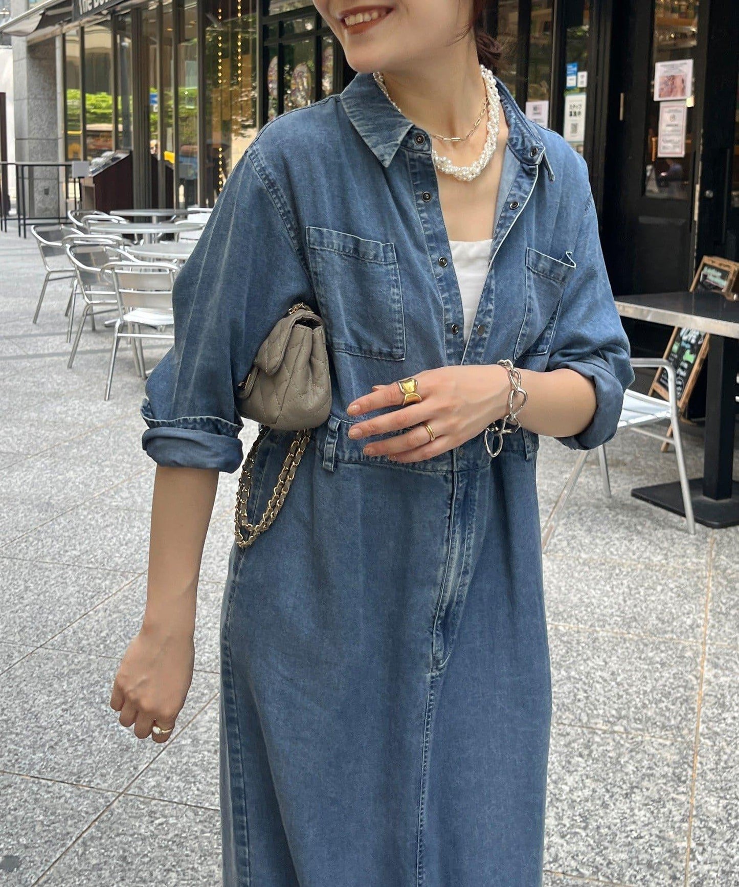 Lyocell牛仔連衣裙