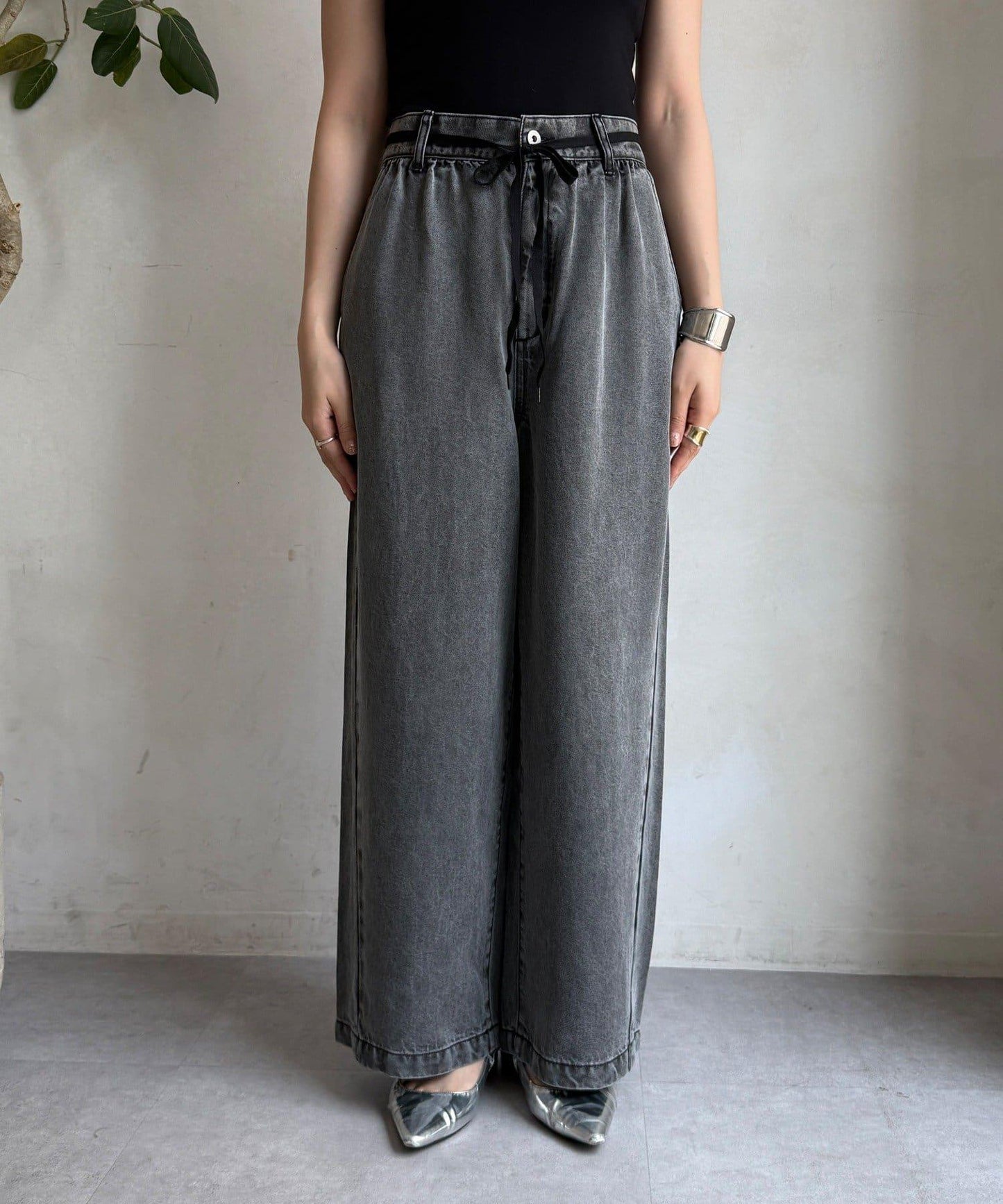 Lyocell寬鬆牛仔褲