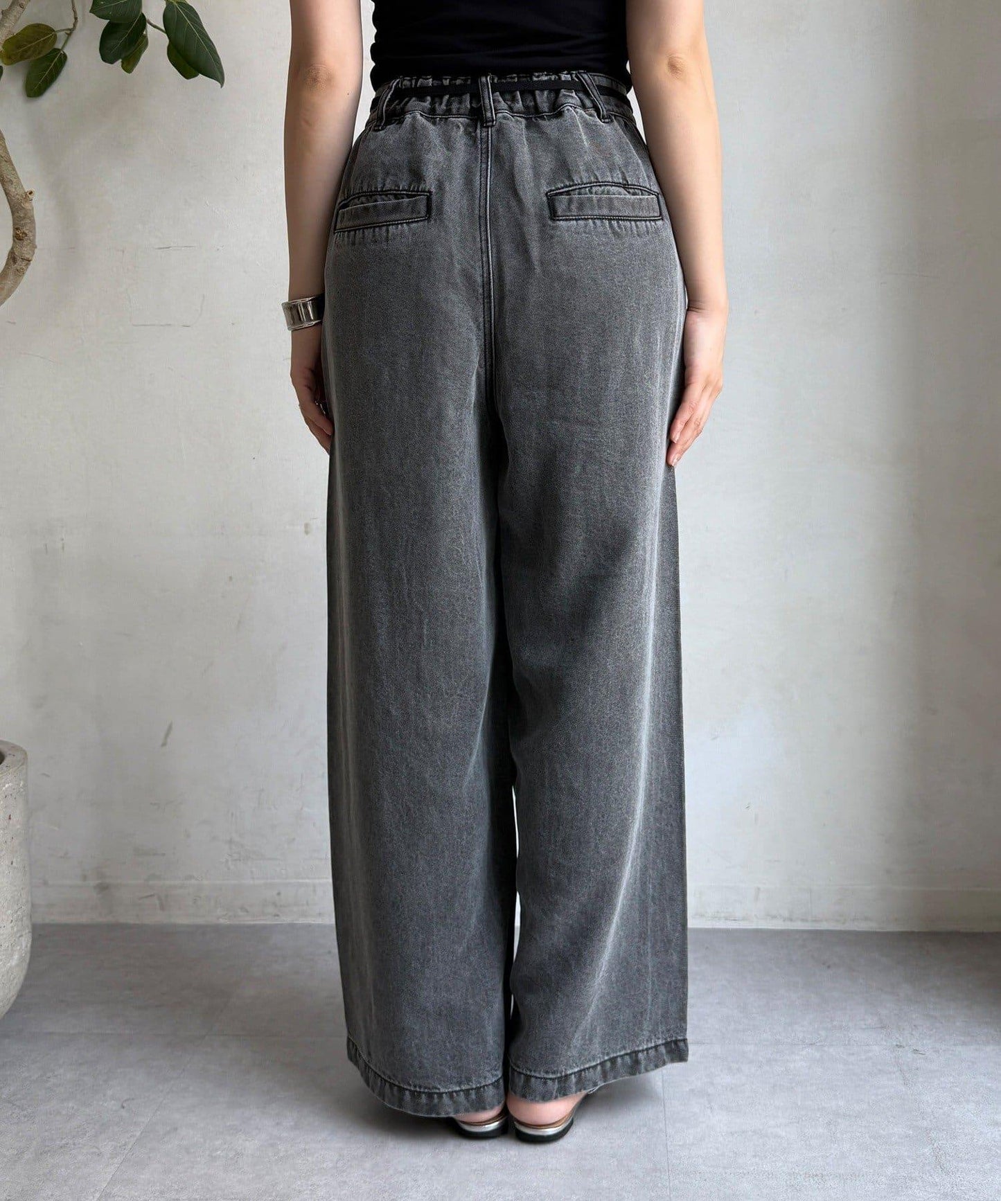 Lyocell寬鬆牛仔褲