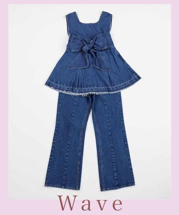 【全骨架優勝!系列】 改良風 牛仔褲<套裝搭配適用>