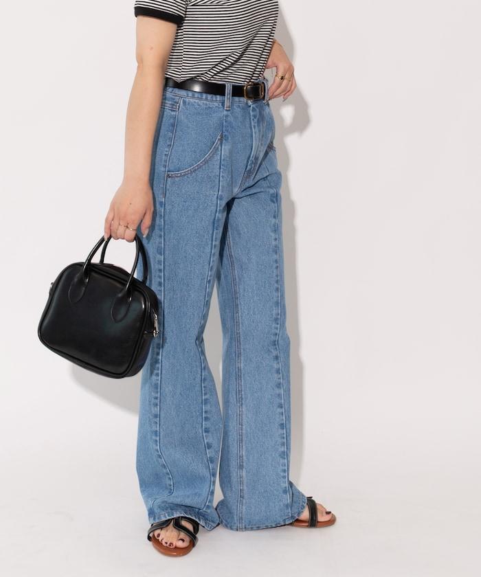 【全骨架優勝!系列】 改良風 牛仔褲<套裝搭配適用>