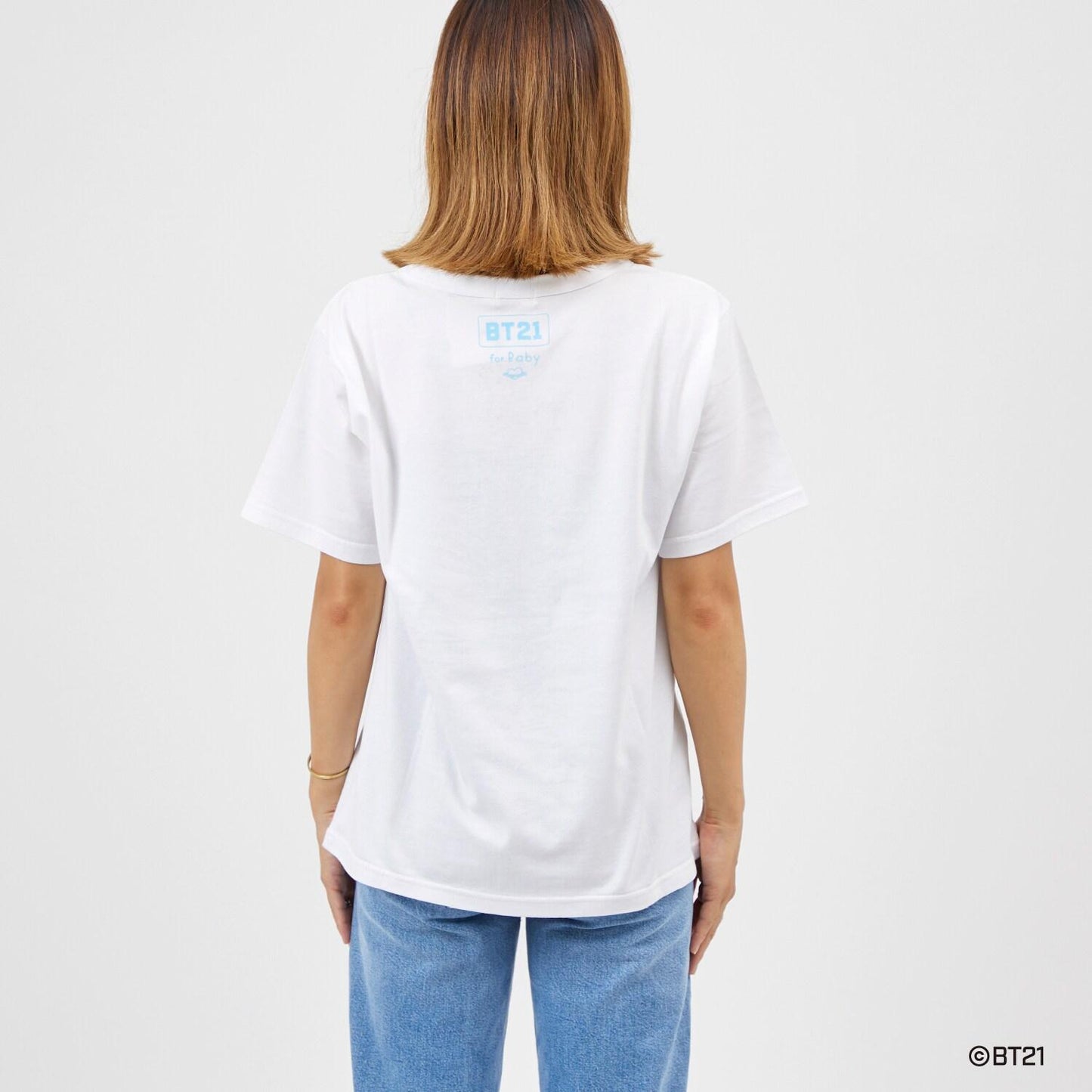 【《BT21》】印花及刺繡短袖T恤(成人款)