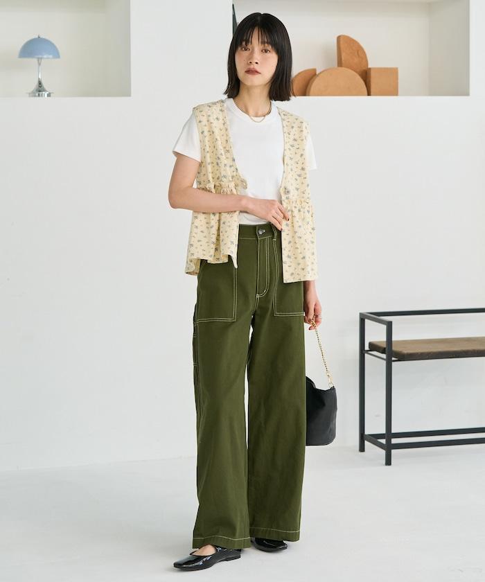 畫家寬鬆褲<可搭配套裝>