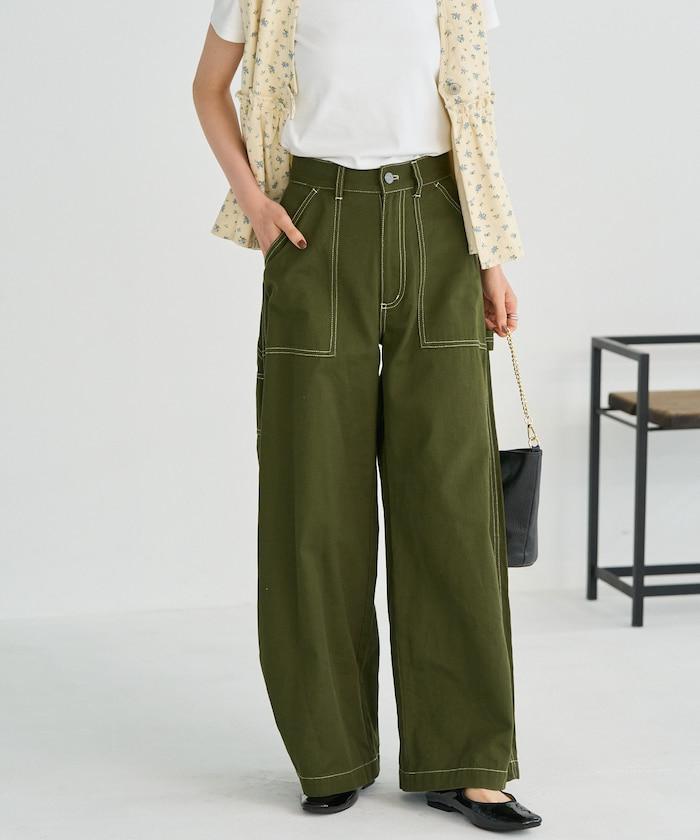 畫家寬鬆褲<可搭配套裝>