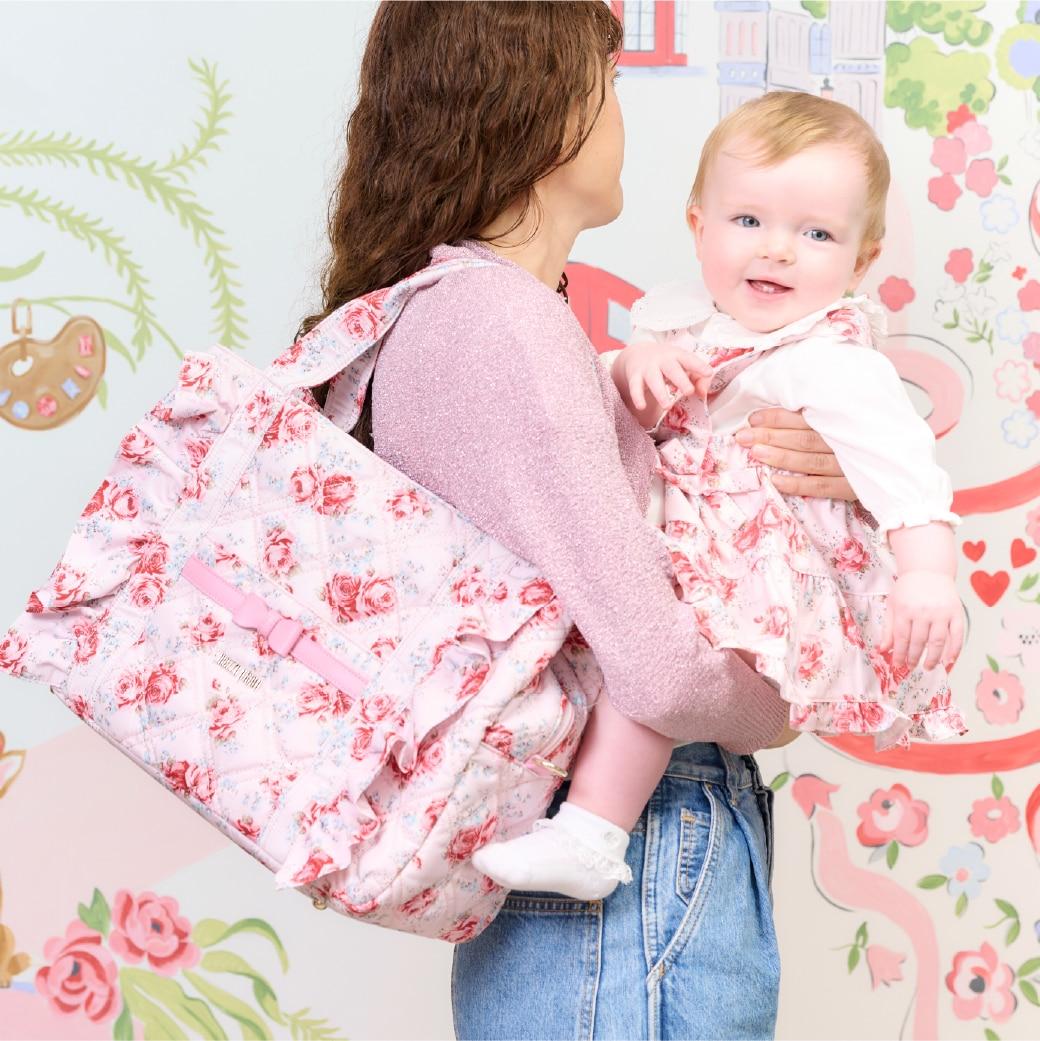 【Cath Kidston】媽媽包 帶肩帶